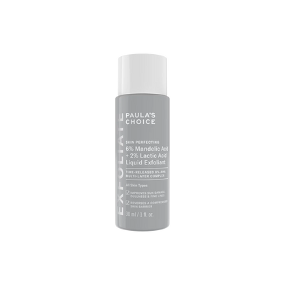 6% Mandelic Acid + 2% Lactic Acid Liquid Exfoliant
