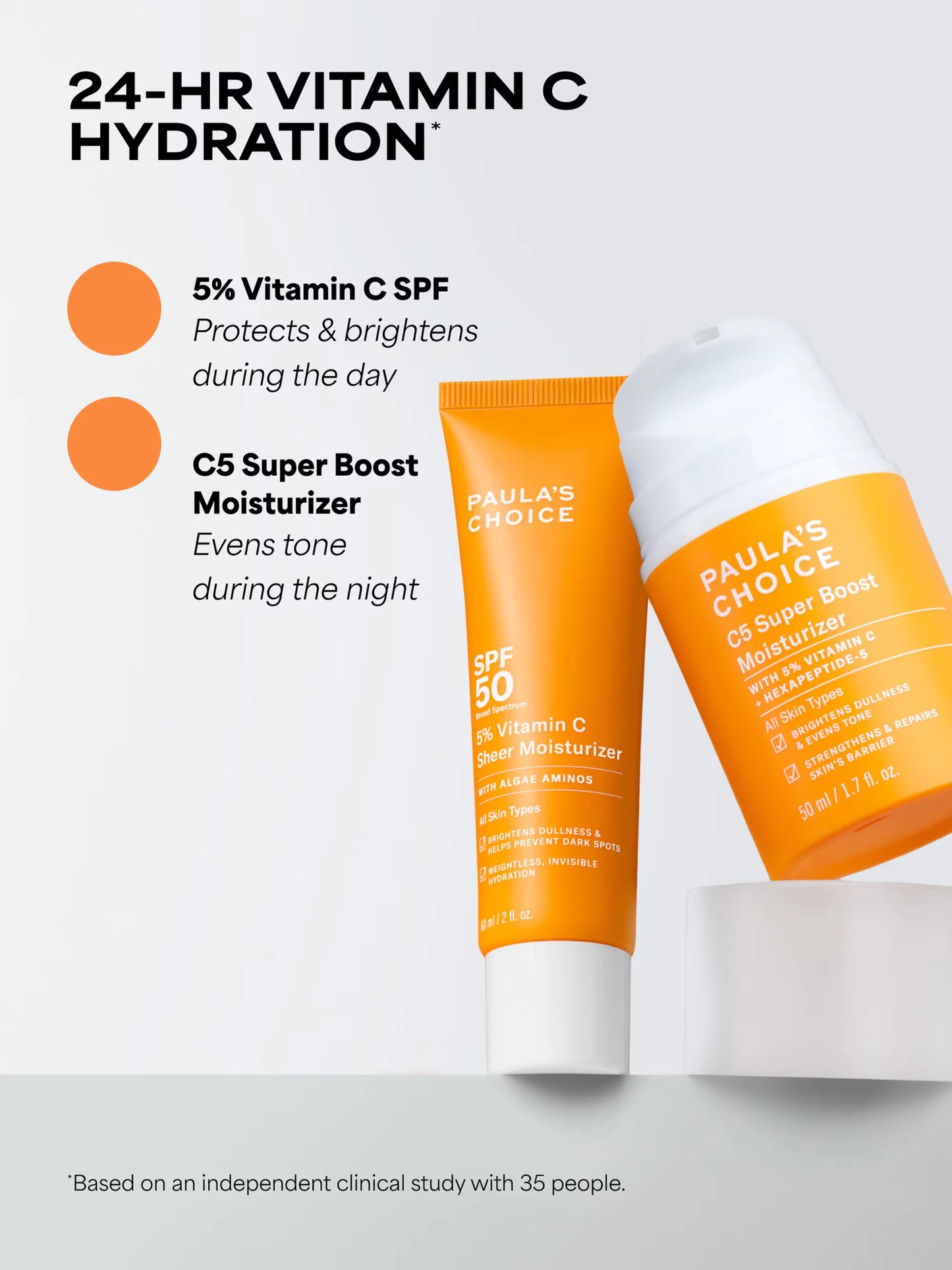 5% Vitamin C Sheer Moisturizer SPF 50