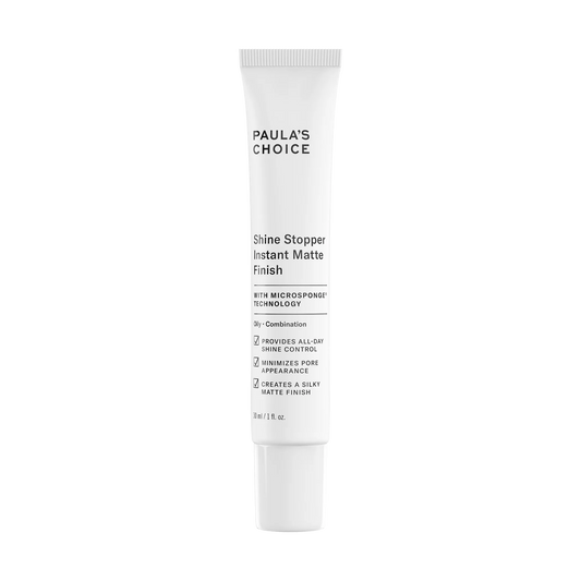 SHINE STOPPER Instant Matte Finish with MICROSPONGE Technology