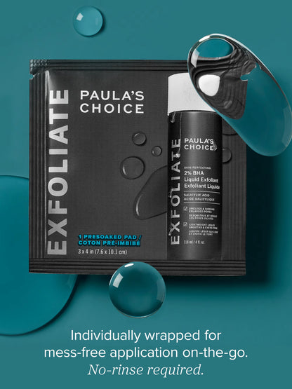 2% BHA Exfoliating Toner Pads