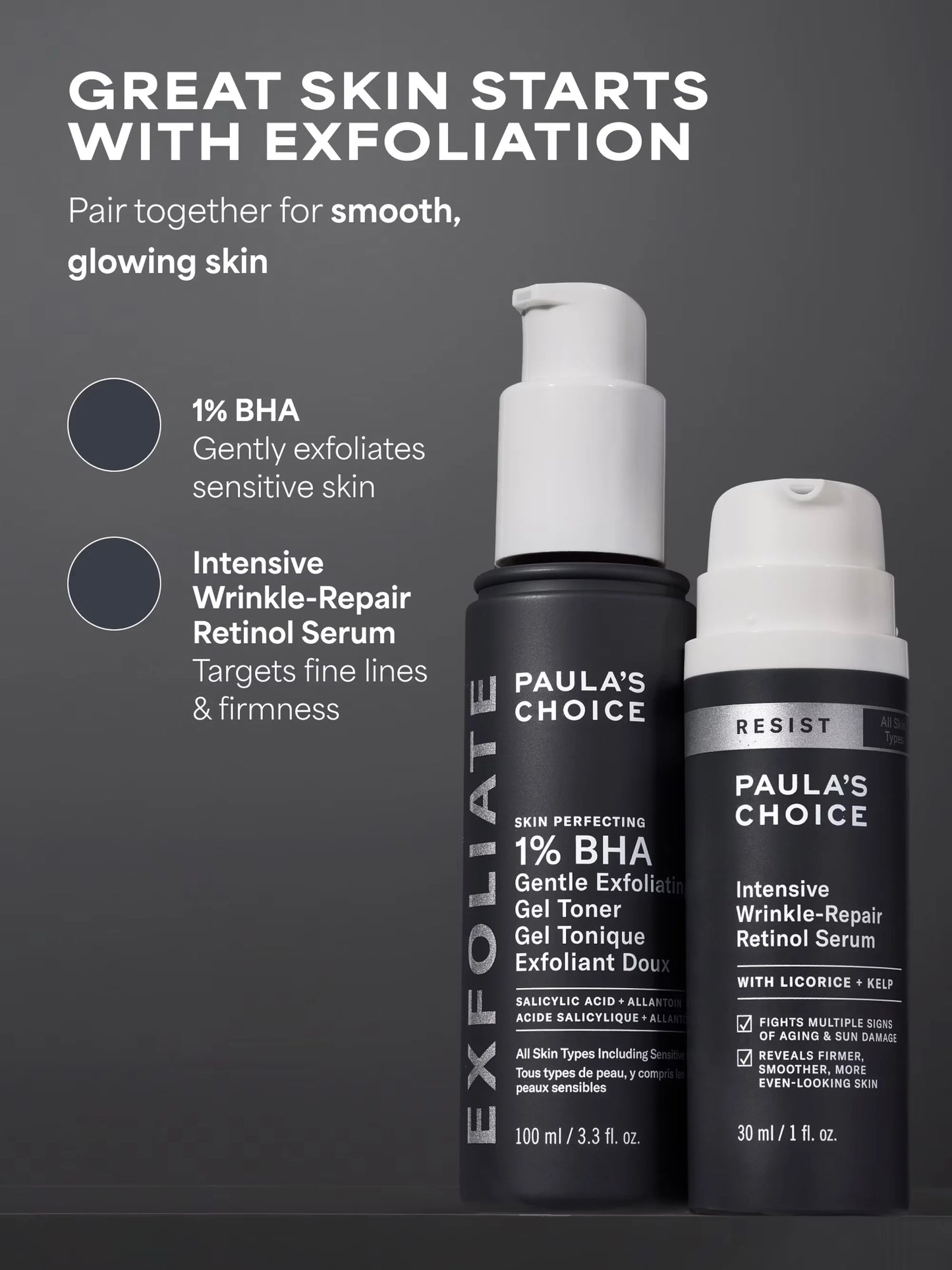 1% BHA Gentle Exfoliating Gel Toner