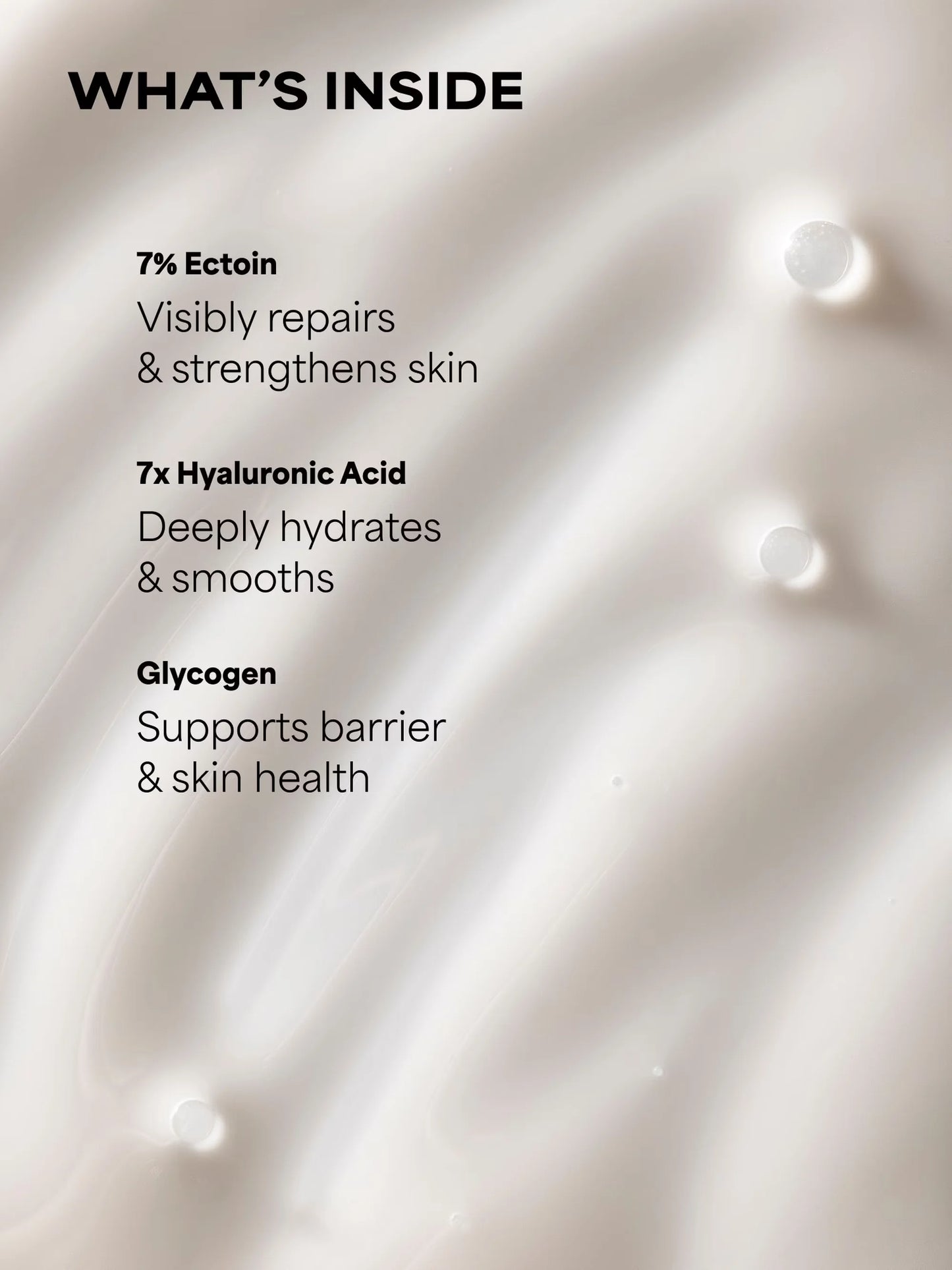 7% Ectoin + Hyaluronic Acid Milky Hydrating Serum