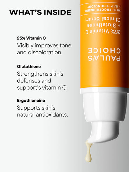25% Vitamin C + Glutathione Clinical Serum