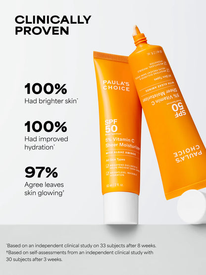 5% Vitamin C Sheer Moisturizer SPF 50