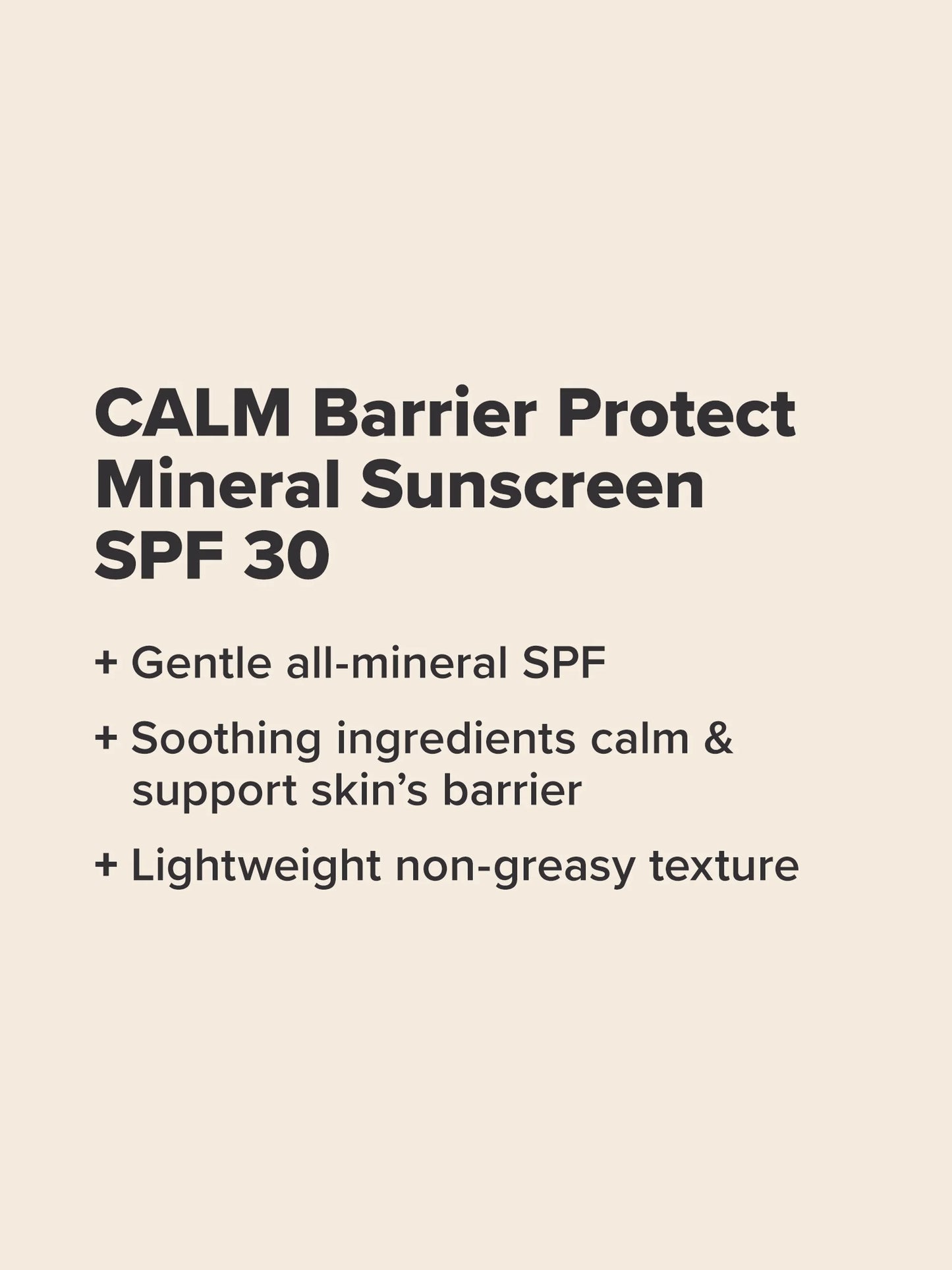 Barrier Protect Mineral Sunscreen SPF 30