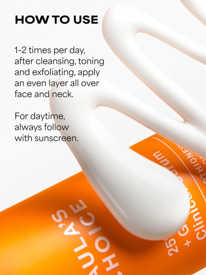25% Vitamin C + Glutathione Clinical Serum