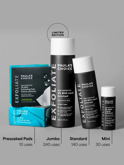 2% BHA Exfoliating Toner Pads
