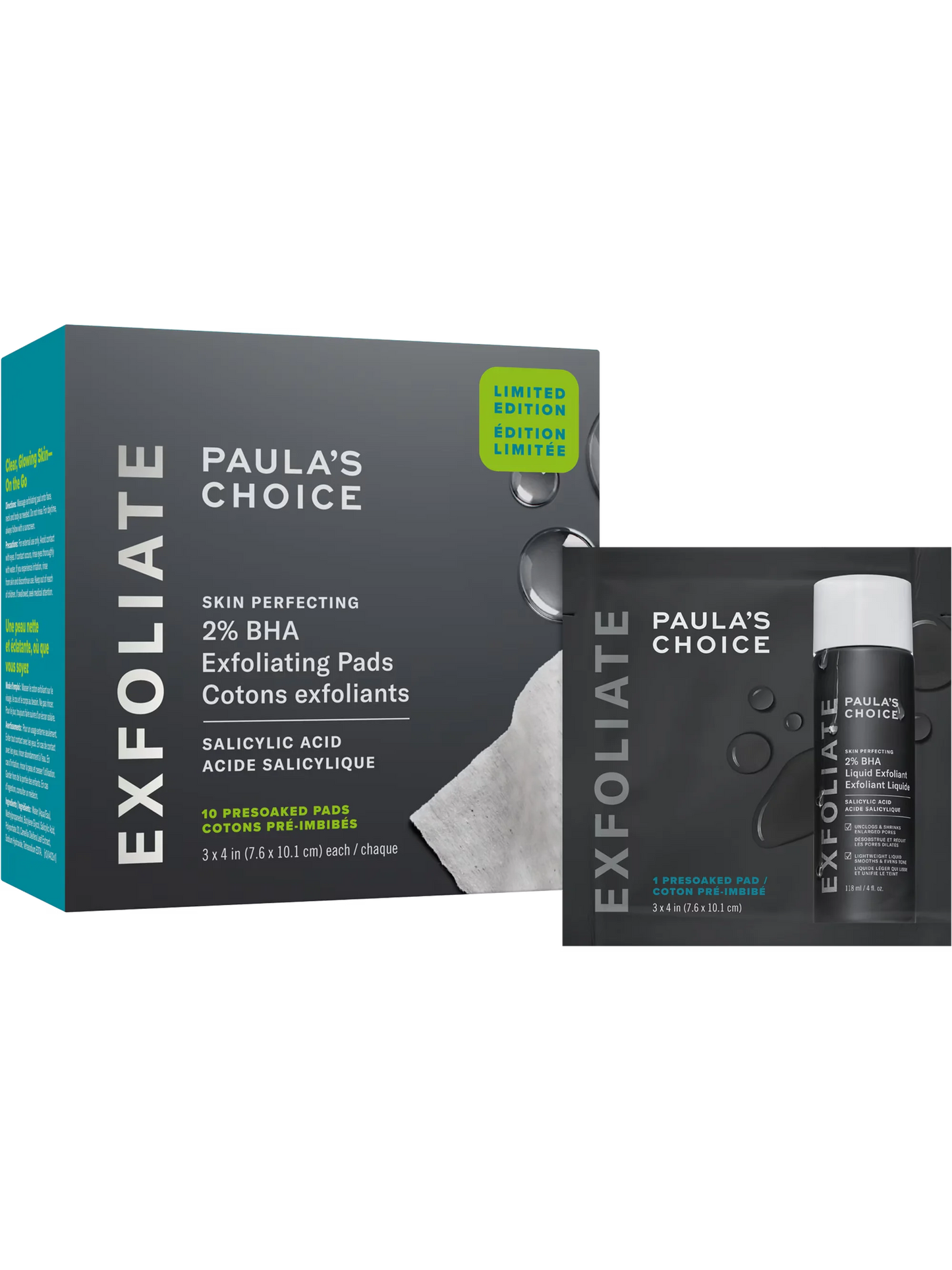 2% BHA Exfoliating Toner Pads