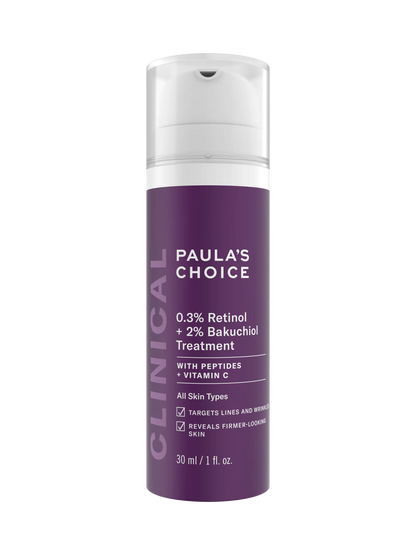 0.3% Retinol + 2% Bakuchiol Treatment