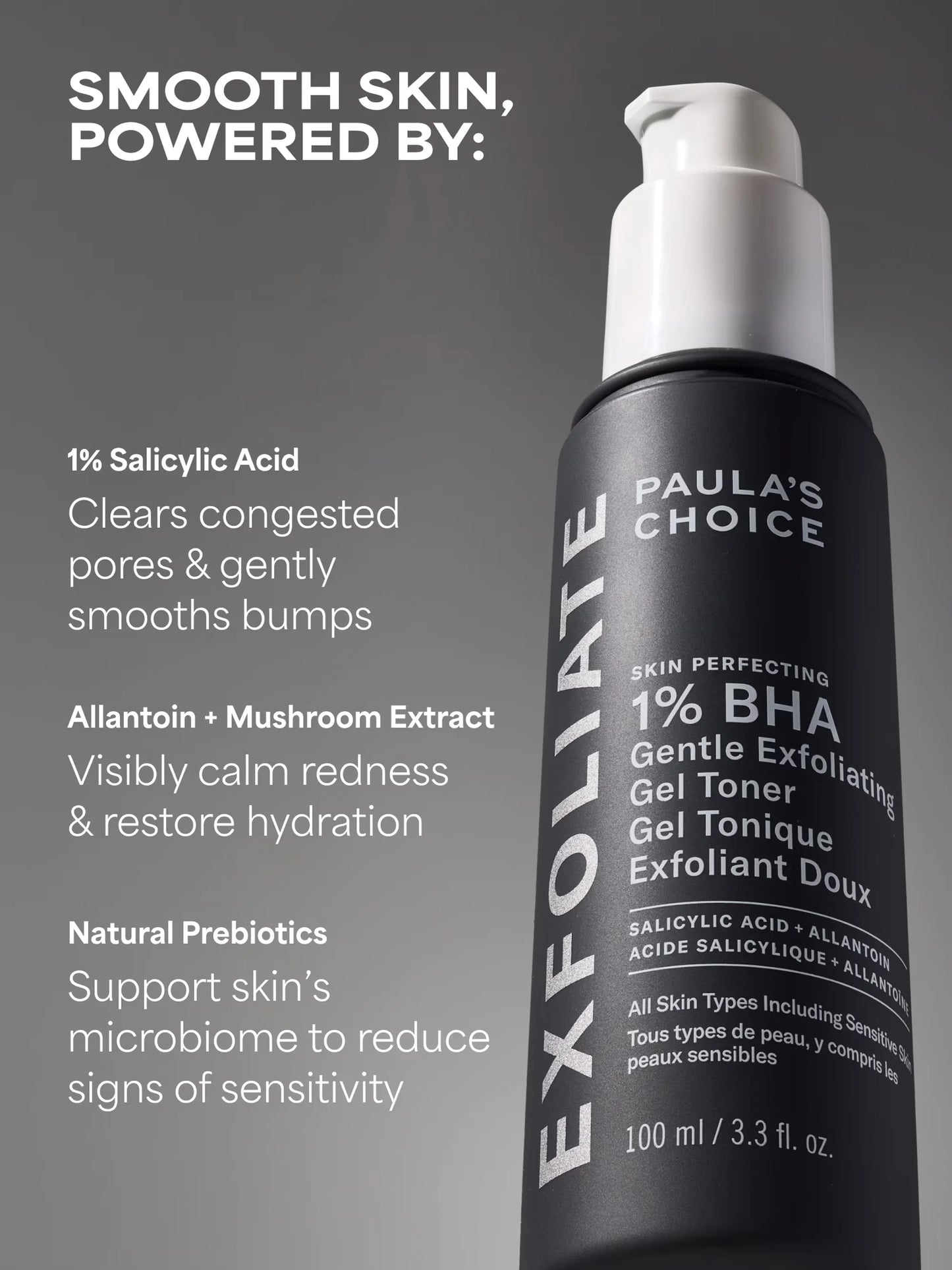 1% BHA Gentle Exfoliating Gel Toner